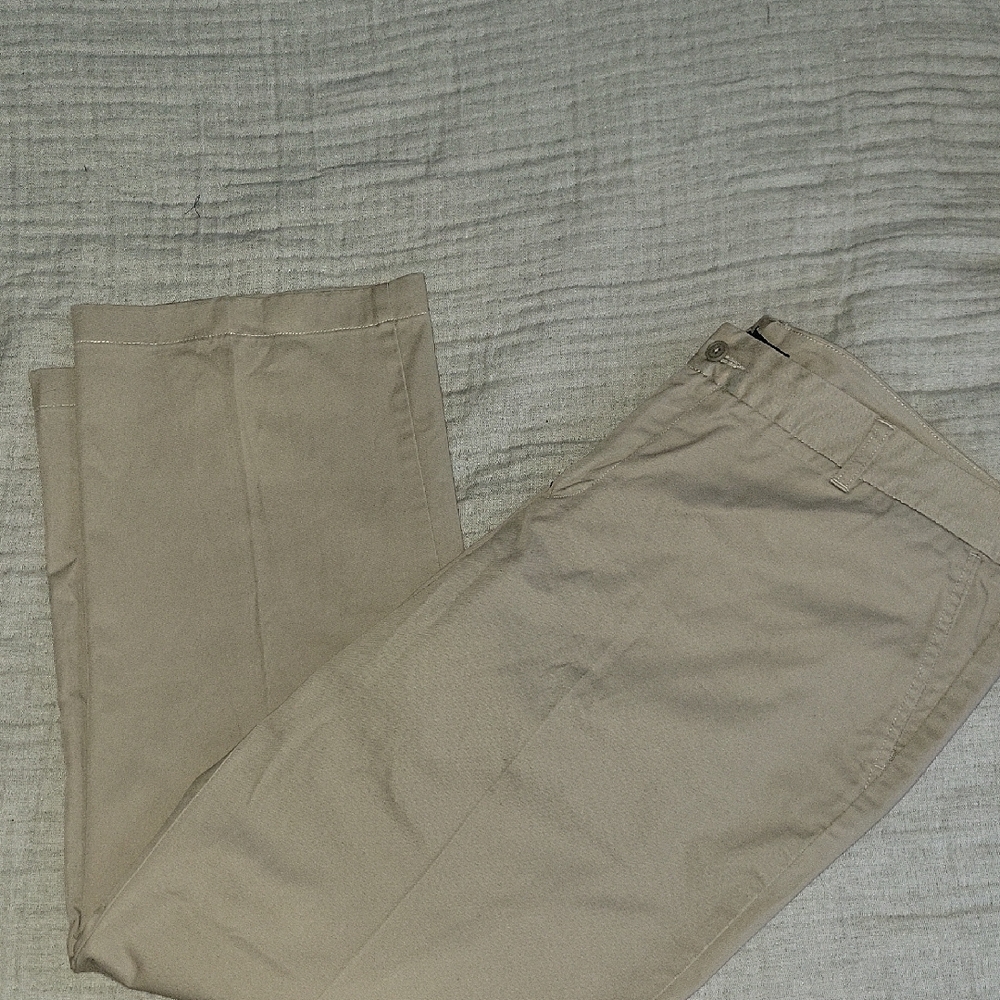 Lands' End Tan Chinos Classic Style